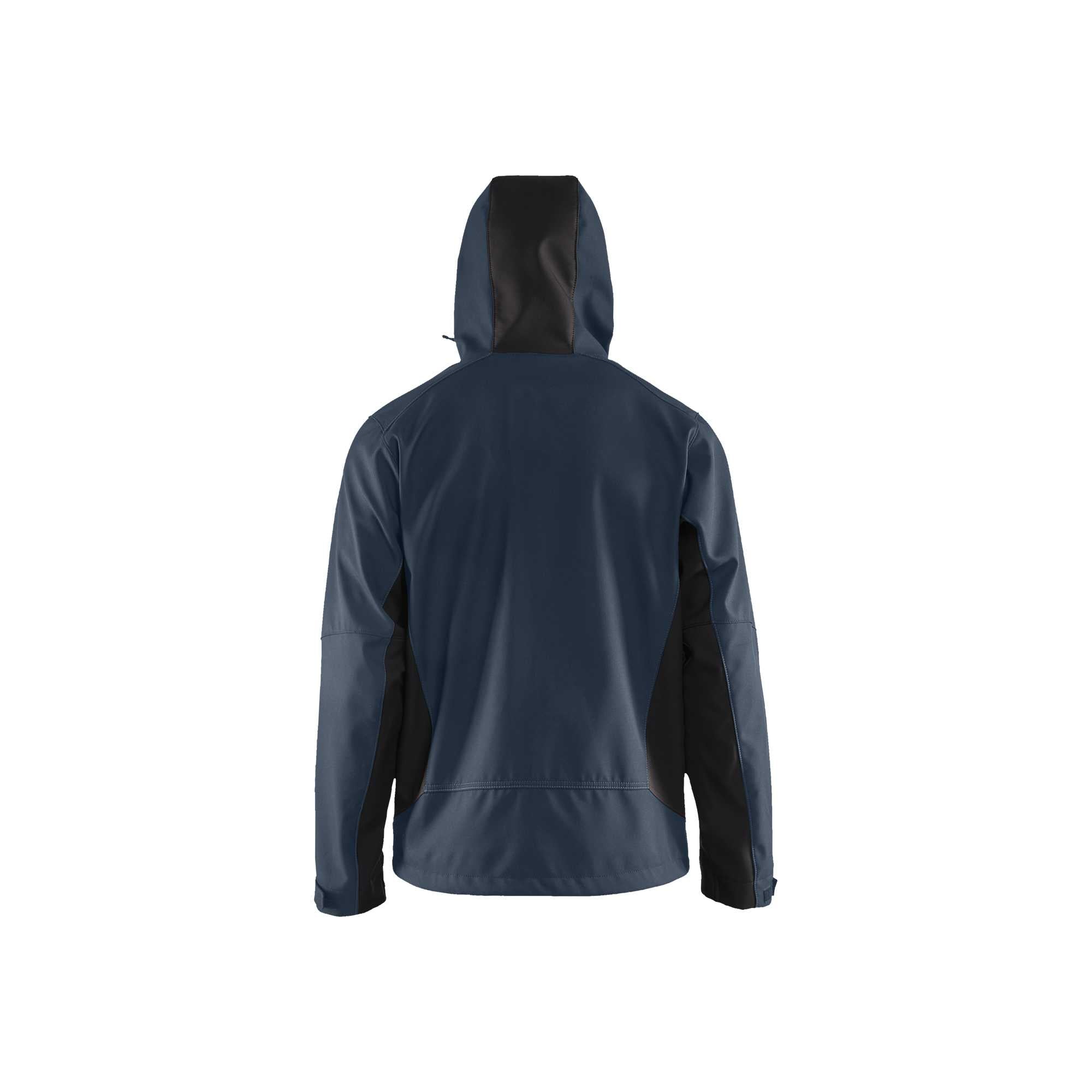 BLAKLADER 47532516 Softshell Jacket with Hood Softshell Work Jacket MEN - Water Repellent